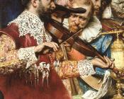 阿道夫 亚历山大 莱斯雷尔 : Baptism of the Conde detail